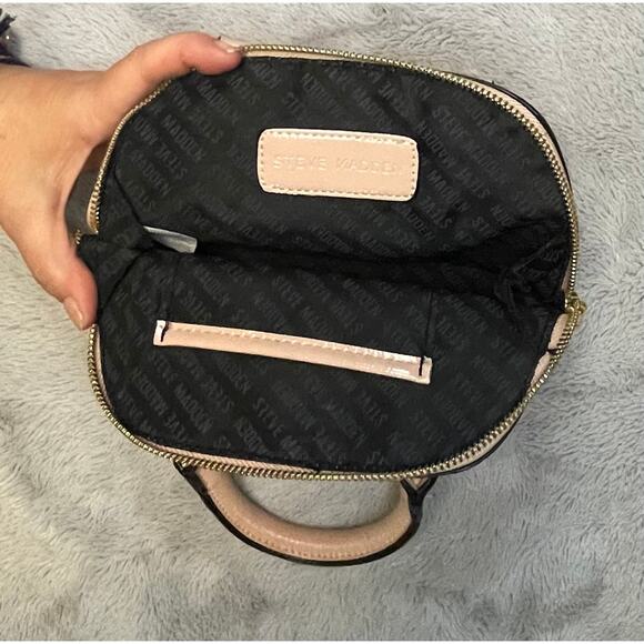Steve Madden Pale Powder Pink Patent Leather Mini Handbag New Without Tags - Picture 4 of 4